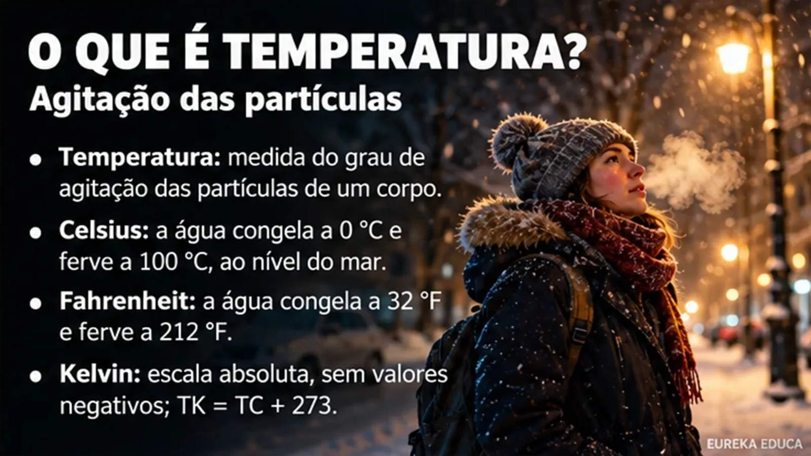 Física · Aula 25: Temperatura e escalas termométricas